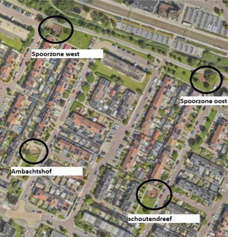 Locaties speeltuinen Dronenwijk